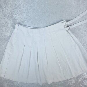 Hesperus White 95% Cotton Wrap Skirt With 2 Pull Straps. Size XL (14 Jr) NWT